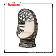 Resin Wicker Swivel Chair With Cushion